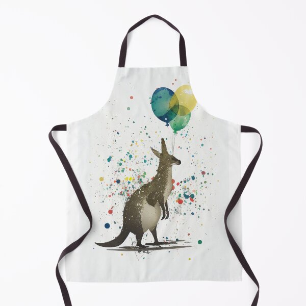 Item preview, Birthday Kangaroo with Balloons designed and sold by TringTringCards.