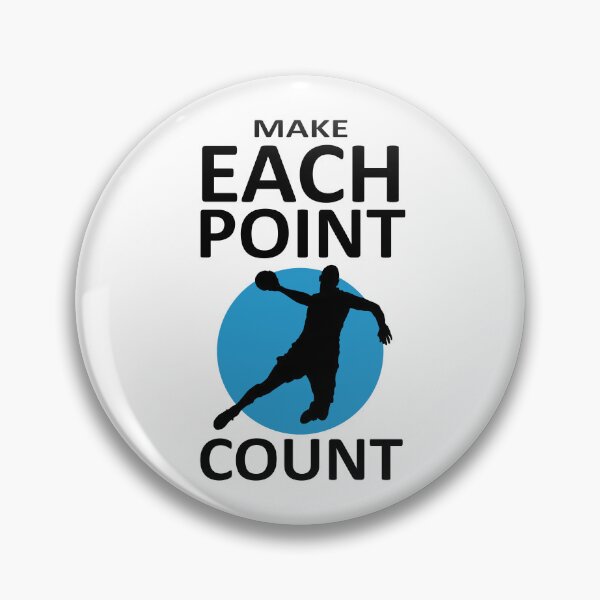Item preview, Make Each Point Count - Handball Quotes designed and sold by TMBTM.