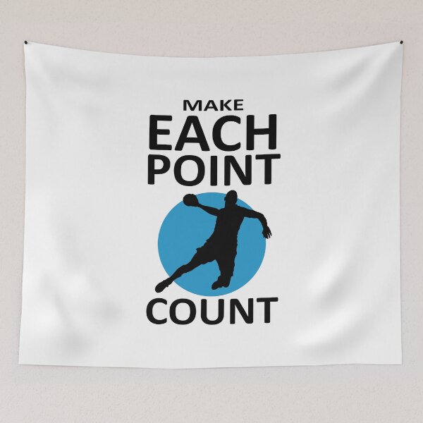 Item preview, Make Each Point Count - Handball Quotes designed and sold by TMBTM.