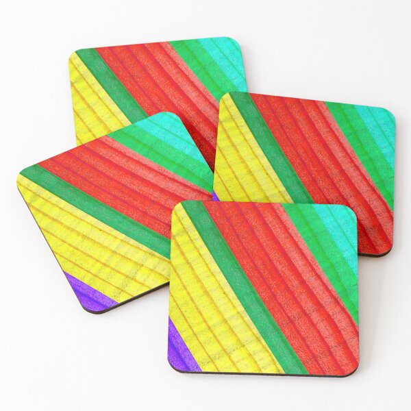 Item preview, Copy of Colorful stripes (wood grain mod) #2 designed and sold by McFleur's Lens.