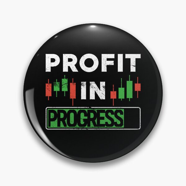 Item preview, Crypto and Stock Market Trader - Profit In Progress Funny designed and sold by venomousvector.