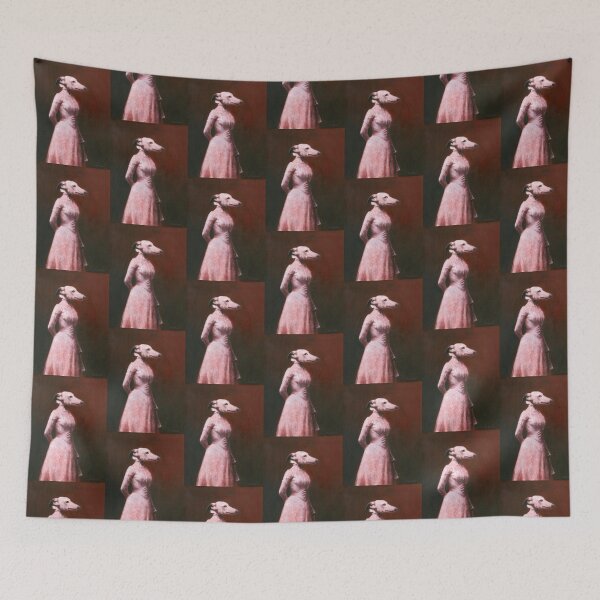 Item preview, Glamorous Victorian Whippet Lady designed and sold by mictomart.