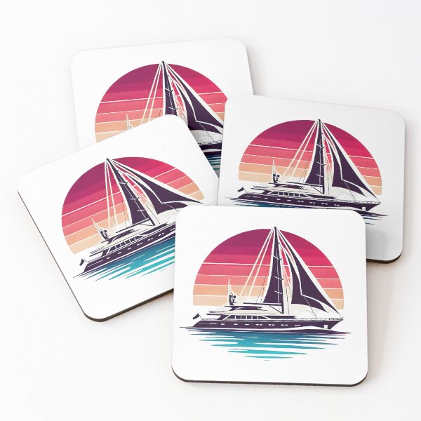 Item preview, yacht, boat sailing designed and sold by TrueArtVibes.