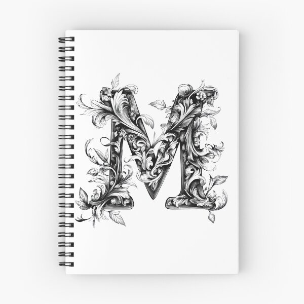 Item preview, Ornate Floral Monogram Design designed and sold by FlyingDreamsArt.