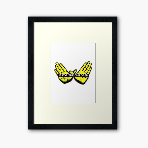 Wu Is For The Children Framed Art Print