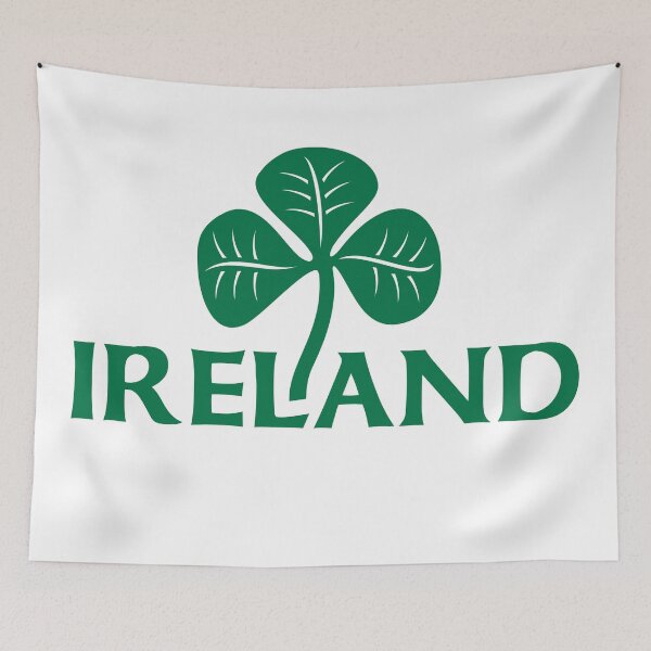 Item preview, Ireland and large shamrock designed and sold by Foundry88.