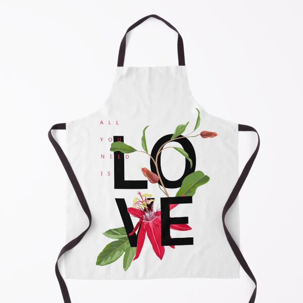 Item preview, Flower, and herbs. Love - lettering quote with passiflora flower. designed and sold by MatyKotiv.