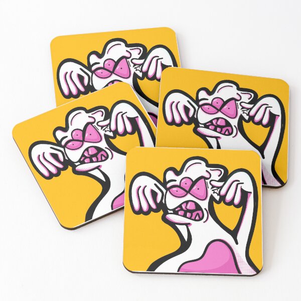 Item preview, Boo! Street Art Style Print in Yellow designed and sold by lnewlfuk.
