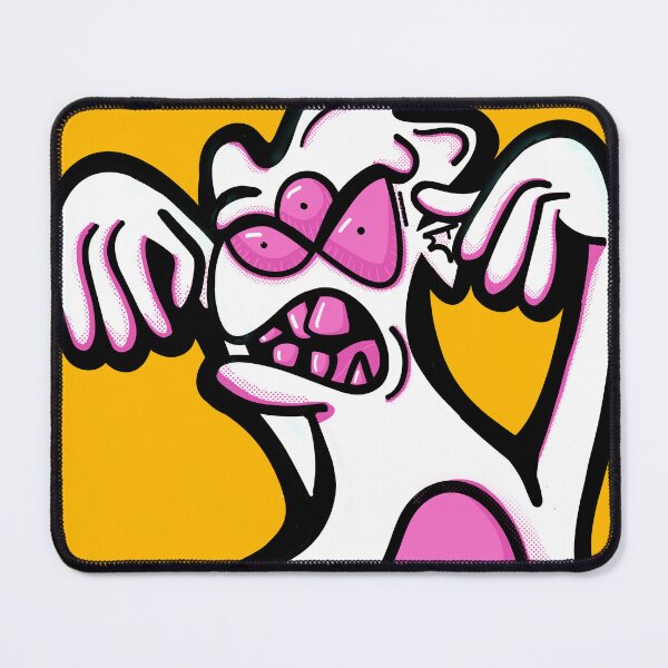 Item preview, Boo! Street Art Style Print in Yellow designed and sold by lnewlfuk.