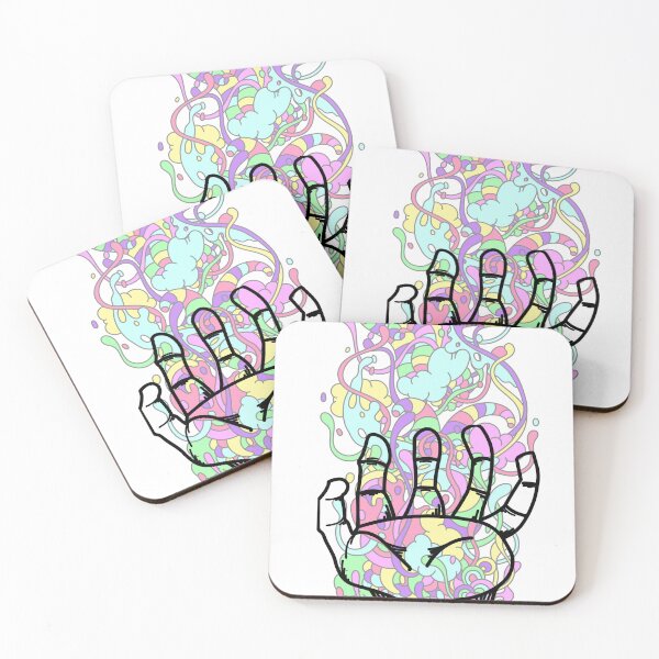 Item preview, Colorful Abstract Chaos Art - Vibrant Psychedelic Sticker and Print Design designed and sold by Kabootri.