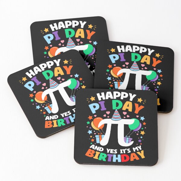 Item preview, Happy Pi Day and Yes It's My Birthday Pi Math Teacher Students 2025 - March 14 Born on Pi Day Gift  designed and sold by JUSTBEELEGANT.