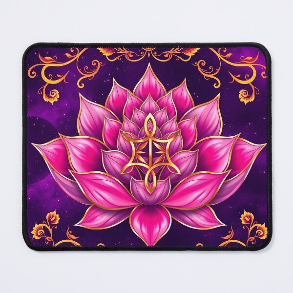 Item preview, Flower Of Life In Pink Lotus Ornament designed and sold by svarupa.
