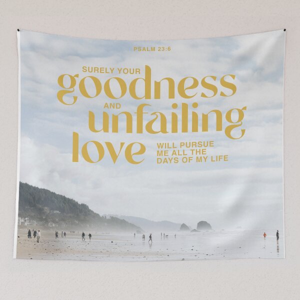 Item preview, Psalm 23:6 Scripture Design designed and sold by hlwtb.