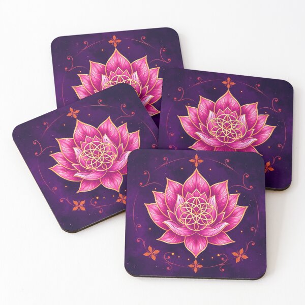 Item preview, Flower Of Life In Pink Lotus Ornament designed and sold by svarupa.