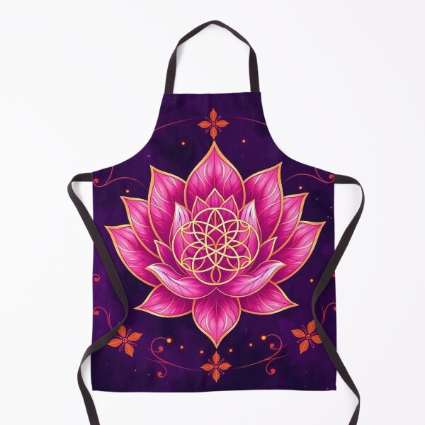 Item preview, Flower Of Life In Pink Lotus Ornament designed and sold by svarupa.