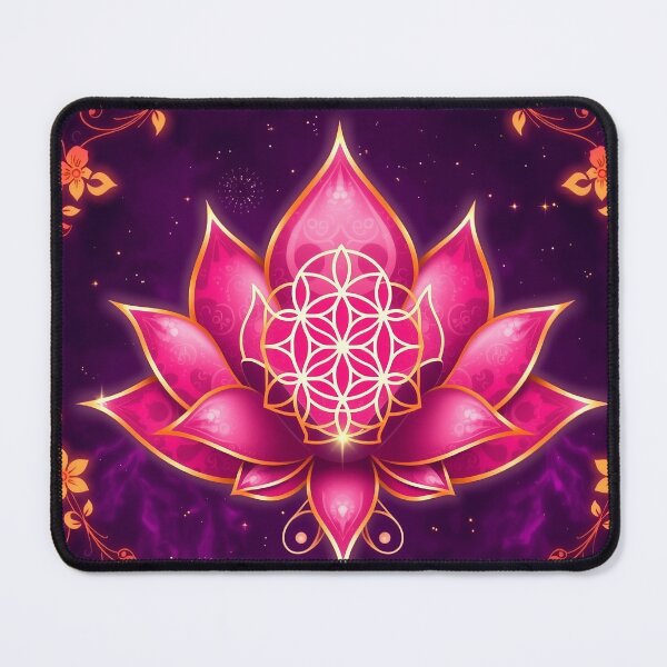 Item preview, Flower Of Life In Pink Lotus Ornament designed and sold by svarupa.