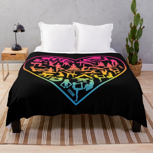 Item preview, Yoga Heart, Pansexual pride flag graphic, Yoga moves in heart Graphic, Yoga, selfcare, relax, pride, breathe, exhale , inhale, yoga moves,  stretch, workout, yogi, yoga pose, fitness, meditation,  designed and sold by PrideBeProud.