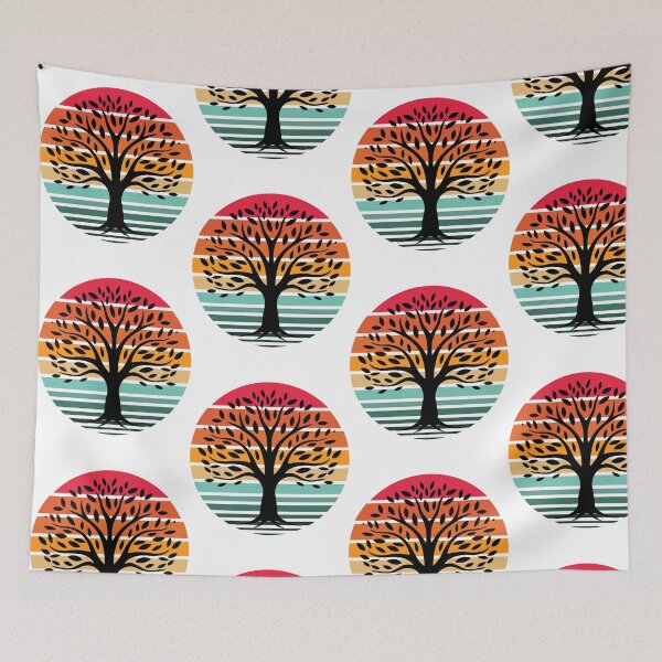 Item preview, tree with a rainbow in the background designed and sold by Periush.