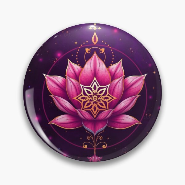 Item preview, Flower Of Life In Pink Lotus Ornament designed and sold by svarupa.