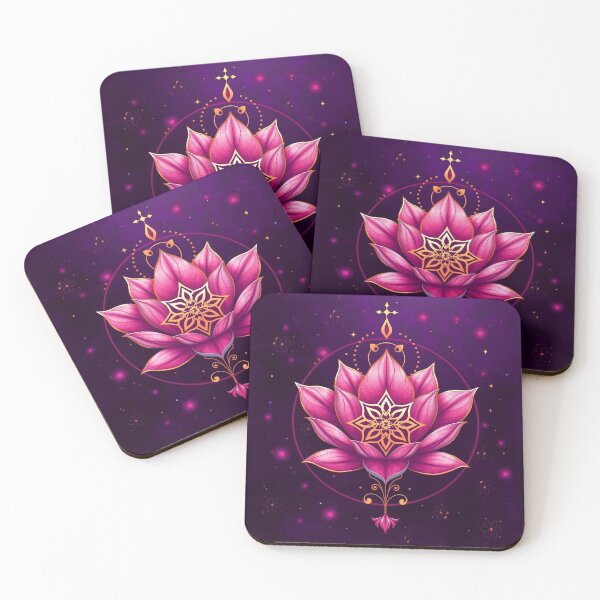 Item preview, Flower Of Life In Pink Lotus Ornament designed and sold by svarupa.