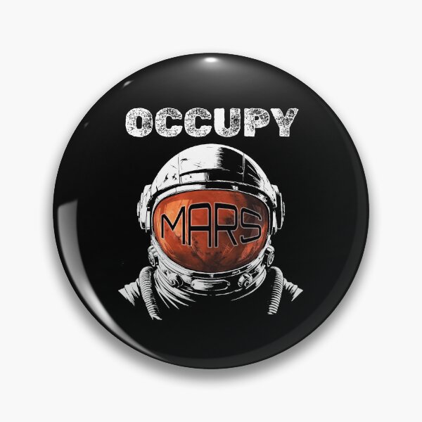 Item preview, Occupy Mars Space Explore Astronaut Helmet Going to Mars designed and sold by CrafterCave.