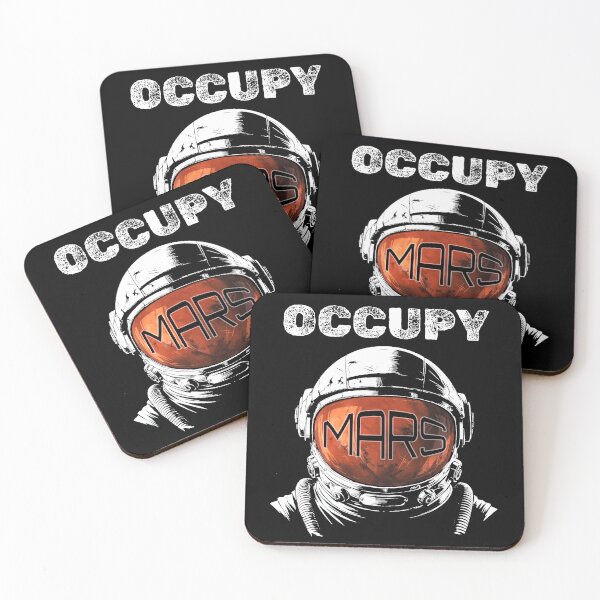 Item preview, Occupy Mars Space Explore Astronaut Helmet Going to Mars designed and sold by CrafterCave.