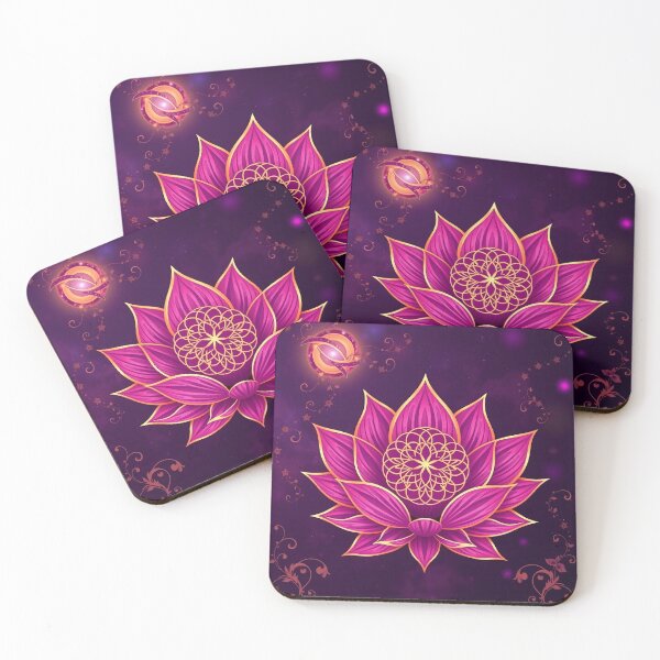 Item preview, Flower Of Life In Pink Lotus Ornament designed and sold by svarupa.