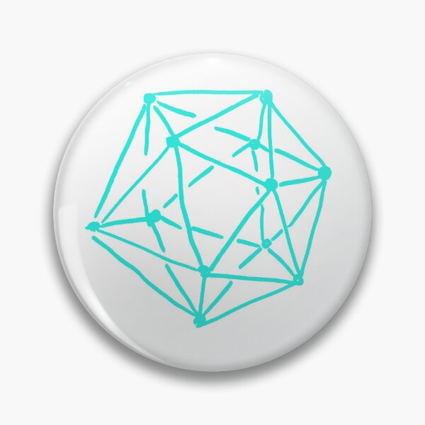 Item preview, Icosahedron Sea Moss Green designed and sold by MagentaTwilight.