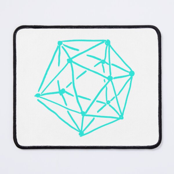 Item preview, Icosahedron Sea Moss Green designed and sold by MagentaTwilight.