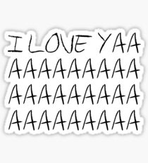 LOVE YA! Sticker