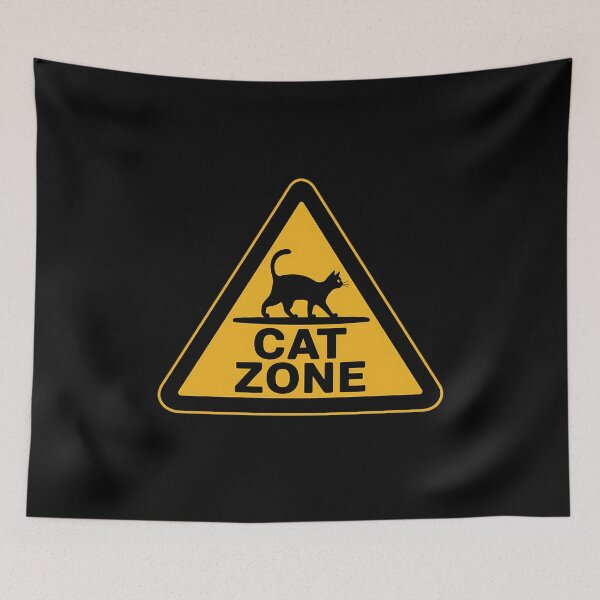 Item preview, Cat Zone Warning designed and sold by OskarArts.