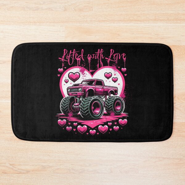 Item preview, Lifted With Love Valentines Day Heart 4x4 Big Truck Monster Truck Hearts Valentine Love Mud Truck designed and sold by CarantinedChaos.