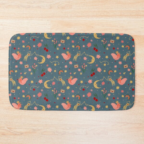 Item preview, Coquettish Cherry swan pink Celestial Garden Pattern Illustration Jemma Jamie Skidmore  designed and sold by Jemma Jamie Skidmore.