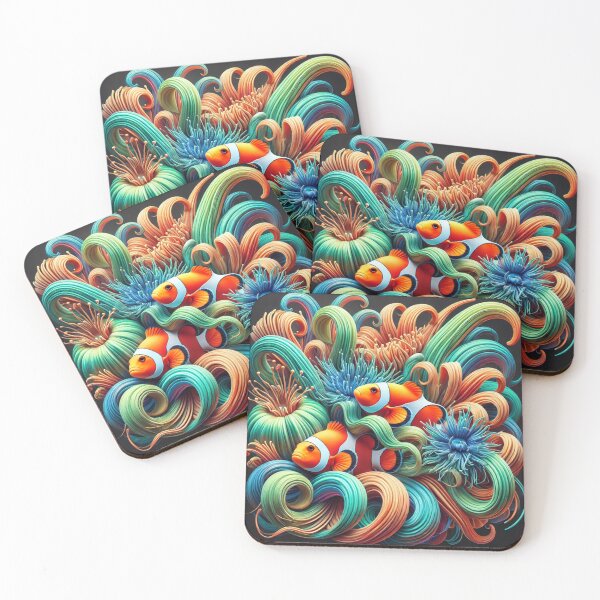 Item preview, Colorful hiding place of two clownfish designed and sold by Sigtrix.