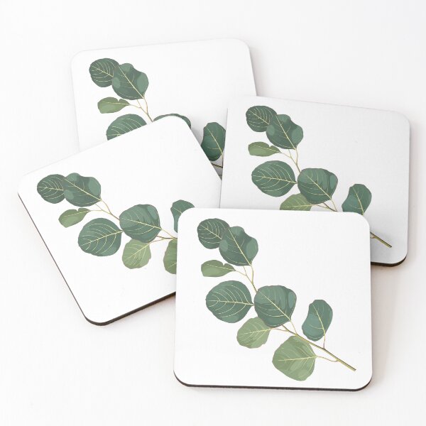 Item preview, Eucalyptus seeded silver dollar tree leaves designer art, foliage, natural branches element. designed and sold by MatyKotiv.