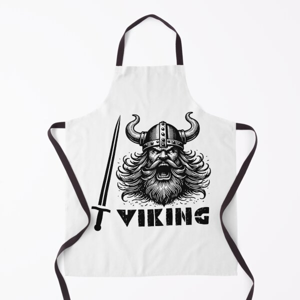 Item preview, Viking Warrior Helmet and Sword Illustration - Norse Mythology Art designed and sold by Psycho-Crazy.