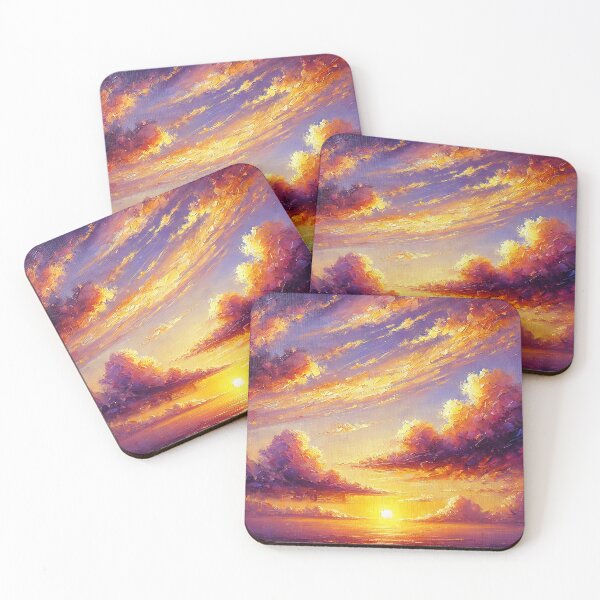 Item preview, Home Decor Cloudy Sunset designed and sold by M&M Lifestyle Hub.