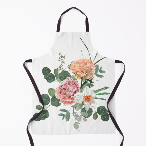 Item preview, Hand drawn illustration of a beautiful garden flowers bouquet with eucaliptus. designed and sold by MatyKotiv.