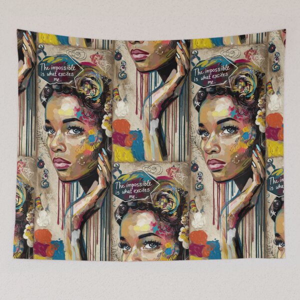 Item preview, Affirmations - The Impossible Is What Excites Me.... designed and sold by CanvasCarousel.