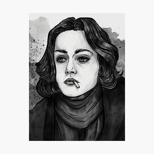 Aperçu de l'œuvre Ville Valo LUI créée et vendue par BlackOrchidArt.
