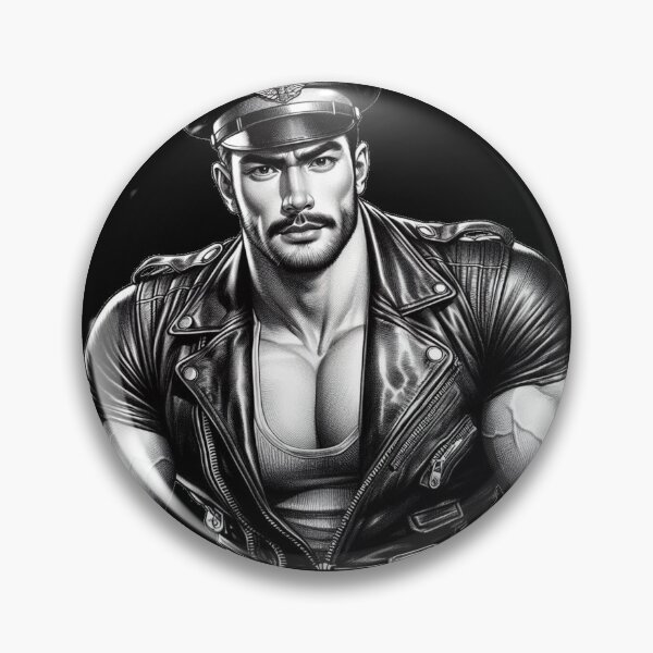 Item preview, Gay Indonesian Leather Biker Power Daddy German Leder Pride Maverick Graphic Design designed and sold by ItsAKinkThing.