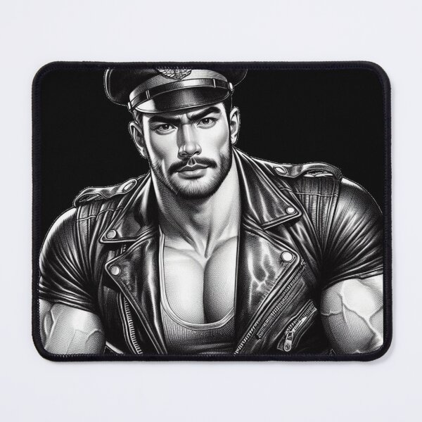 Item preview, Gay Indonesian Leather Biker Power Daddy German Leder Pride Maverick Graphic Design designed and sold by ItsAKinkThing.