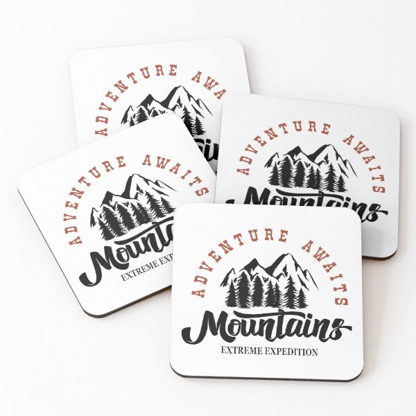 Item preview, ADVENTURE AWAITS MOUNTAINS designed and sold by PGAart.