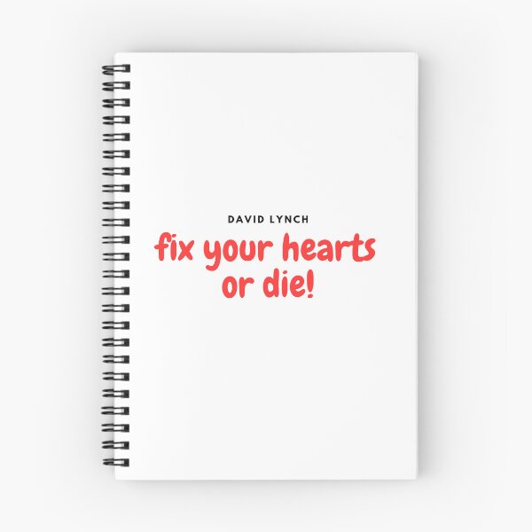 Item preview, Fix your hearts or die, David Lynch designed and sold by werecooked.