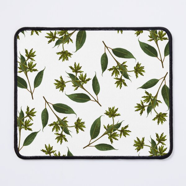 Item preview, Seamless pattern with branches of  Eucalyptus in bloom. designed and sold by MatyKotiv.