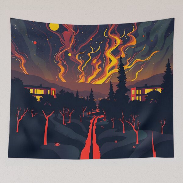 Item preview, The firelight at night designed and sold by EdwardBratton.