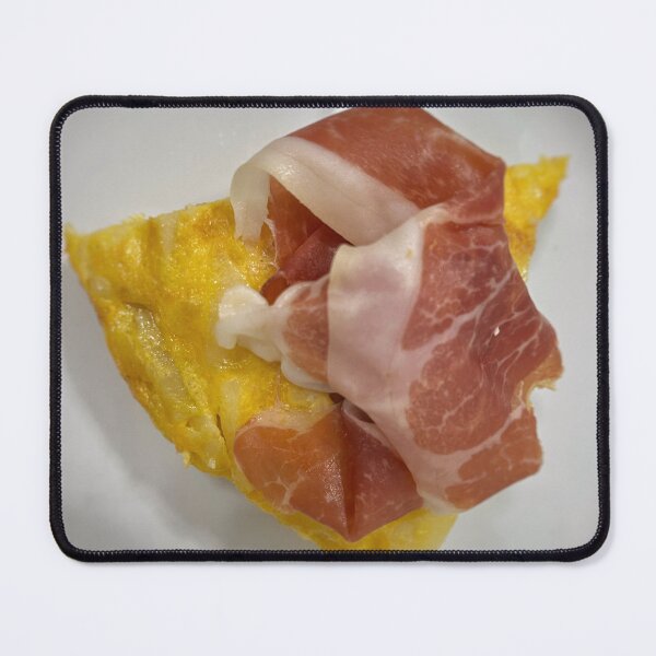 Item preview, Pincho de tortilla española  con loncha de jamón serrano designed and sold by Ponted.