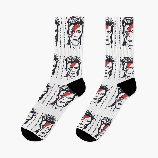 Item preview, We Can Be Heroes T-Shirt | Original David Bowie Tribute Illustration | Unique Music Graphic Tee | Gift for Bowie Fan designed and sold by Loffartdesign.