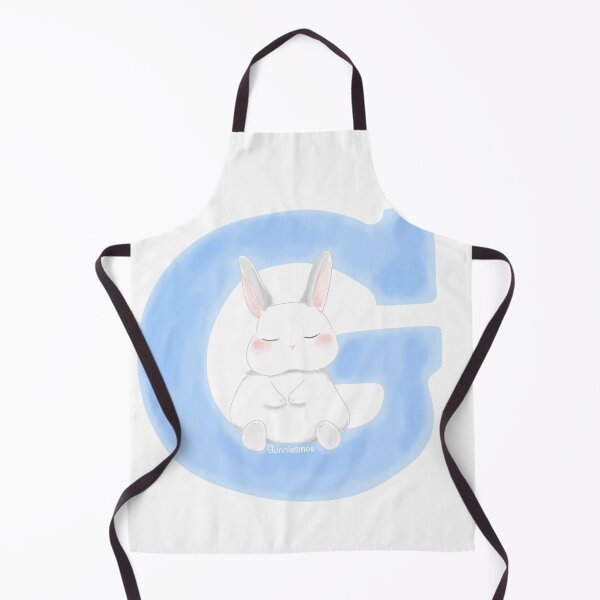 Item preview, G Alphabet Letter Bunny in Soft Watercolor | Bunniesmee designed and sold by bunniesmee.