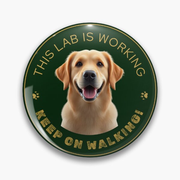 Item preview, Keep on Walking! - Yellow Labrador designed and sold by theworkingdogdesigns.